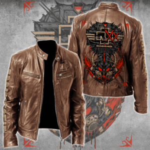 Rammstein Music Style Leather Jacket For Fans
