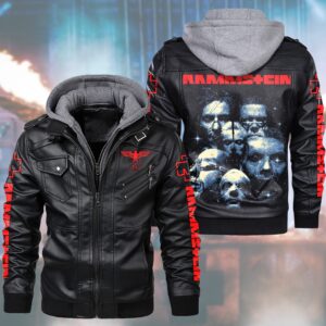 Rammstein Music Style Leather Jacket For Fans