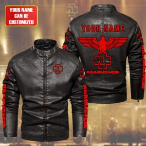 Rammstein Music Style Leather Jacket For Fans