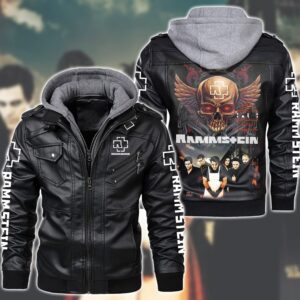 Rammstein Music Style Leather Jacket For Fans