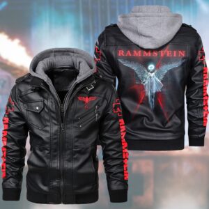 Rammstein Music Style Leather Jacket For Fans