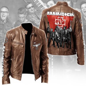 Rammstein Music Style Leather Jacket For Fans