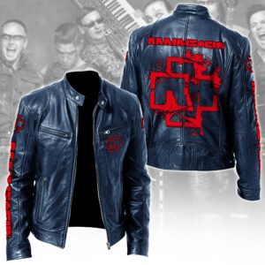 Rammstein Music Style Leather Jacket For Fans