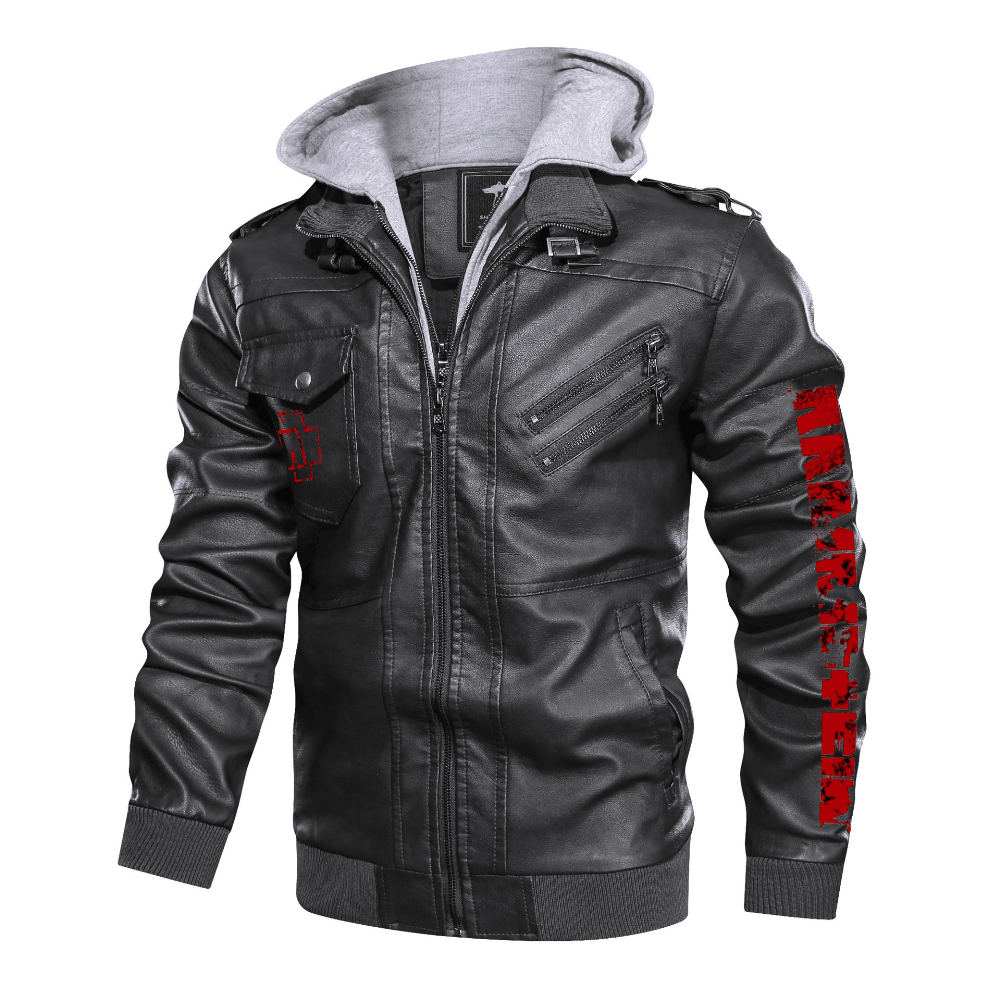 Rammstein Music Style Leather Jacket For Fans
