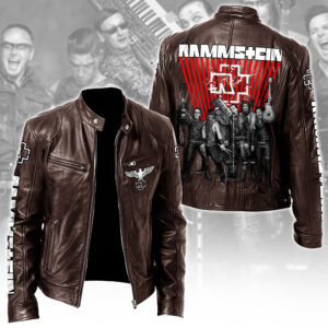 Rammstein Music Style Leather Jacket For Fans