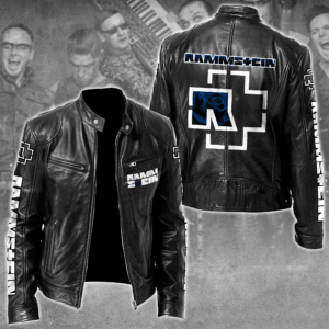 Rammstein Music Style Leather Jacket For Fans