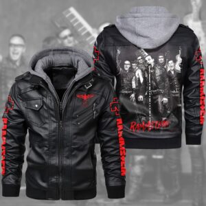Rammstein Music Style Leather Jacket For Fans