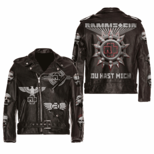 Rammstein Music Style Leather Jacket For Fans