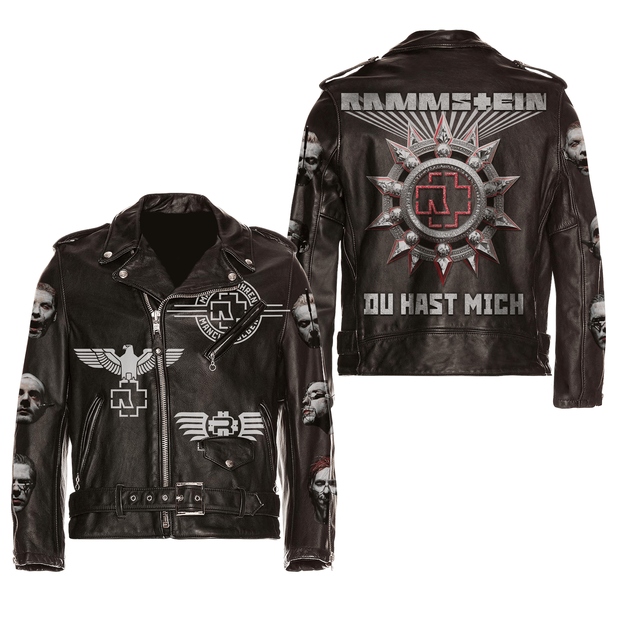 Rammstein Music Style Leather Jacket For Fans