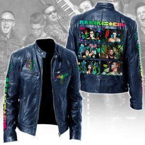 Rammstein Music Style Leather Jacket For Fans