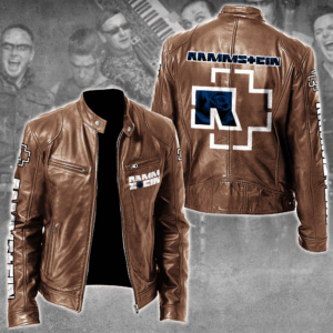 Rammstein Music Style Leather Jacket For Fans