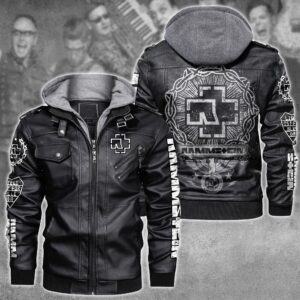 Rammstein Music Style Leather Jacket For Fans