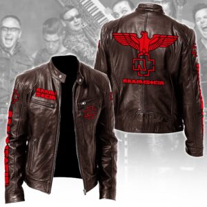 Rammstein Music Style Leather Jacket For Fans