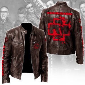 Rammstein Music Style Leather Jacket For Fans