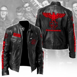 Rammstein Music Style Leather Jacket For Fans