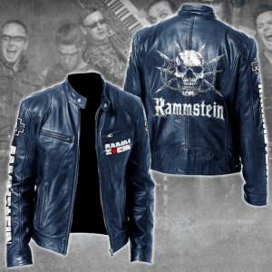 Rammstein Music Style Leather Jacket For Fans