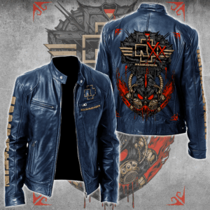 Rammstein Music Style Leather Jacket For Fans