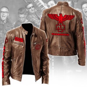 Rammstein Music Style Leather Jacket For Fans
