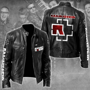 Rammstein Music Style Leather Jacket For Fans