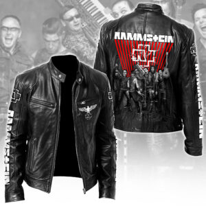 Rammstein Music Style Leather Jacket For Fans