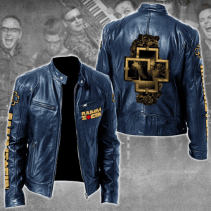 Rammstein Music Style Leather Jacket For Fans