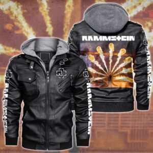 Rammstein Music Style Leather Jacket For Fans