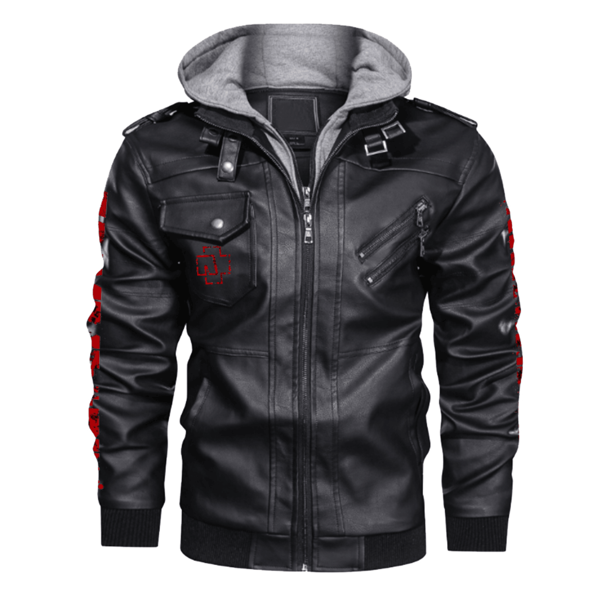 Rammstein Music Style Leather Jacket For Fans
