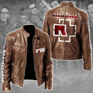 Rammstein Music Style Leather Jacket For Fans