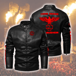 Rammstein Music Style Leather Jacket For Fans