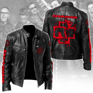 Rammstein Music Style Leather Jacket For Fans
