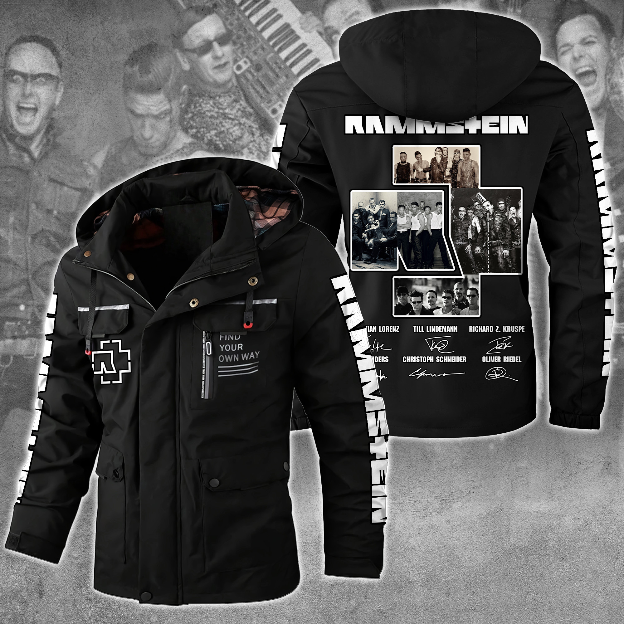 Rammstein Music Style Parka Jacket For Fans