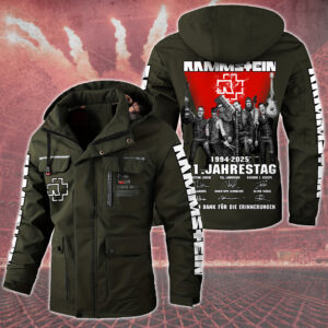 Rammstein Music Style Parka Jacket For Fans