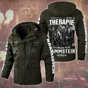 Rammstein Music Style Parka Jacket For Fans