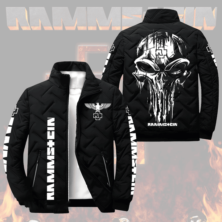 Rammstein Music Style Puffer Jacket For Fans