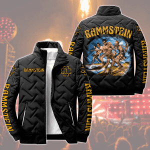 Rammstein Music Style Puffer Jacket For Fans