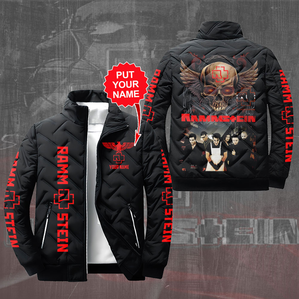 Rammstein Music Style Puffer Jacket For Fans