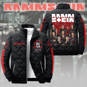 Rammstein Music Style Puffer Jacket For Fans