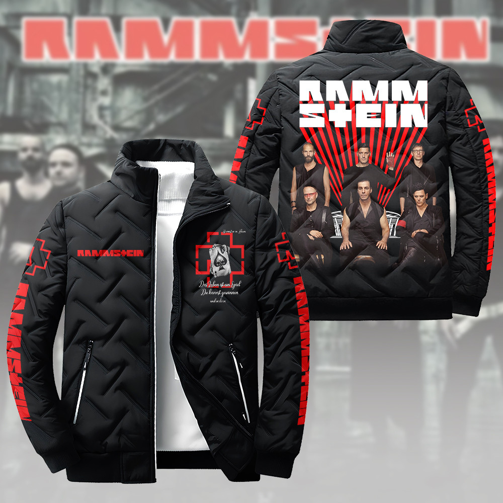 Rammstein Music Style Puffer Jacket For Fans