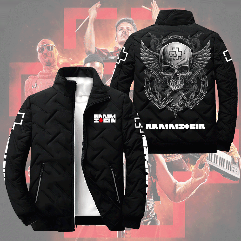 Rammstein Music Style Puffer Jacket For Fans