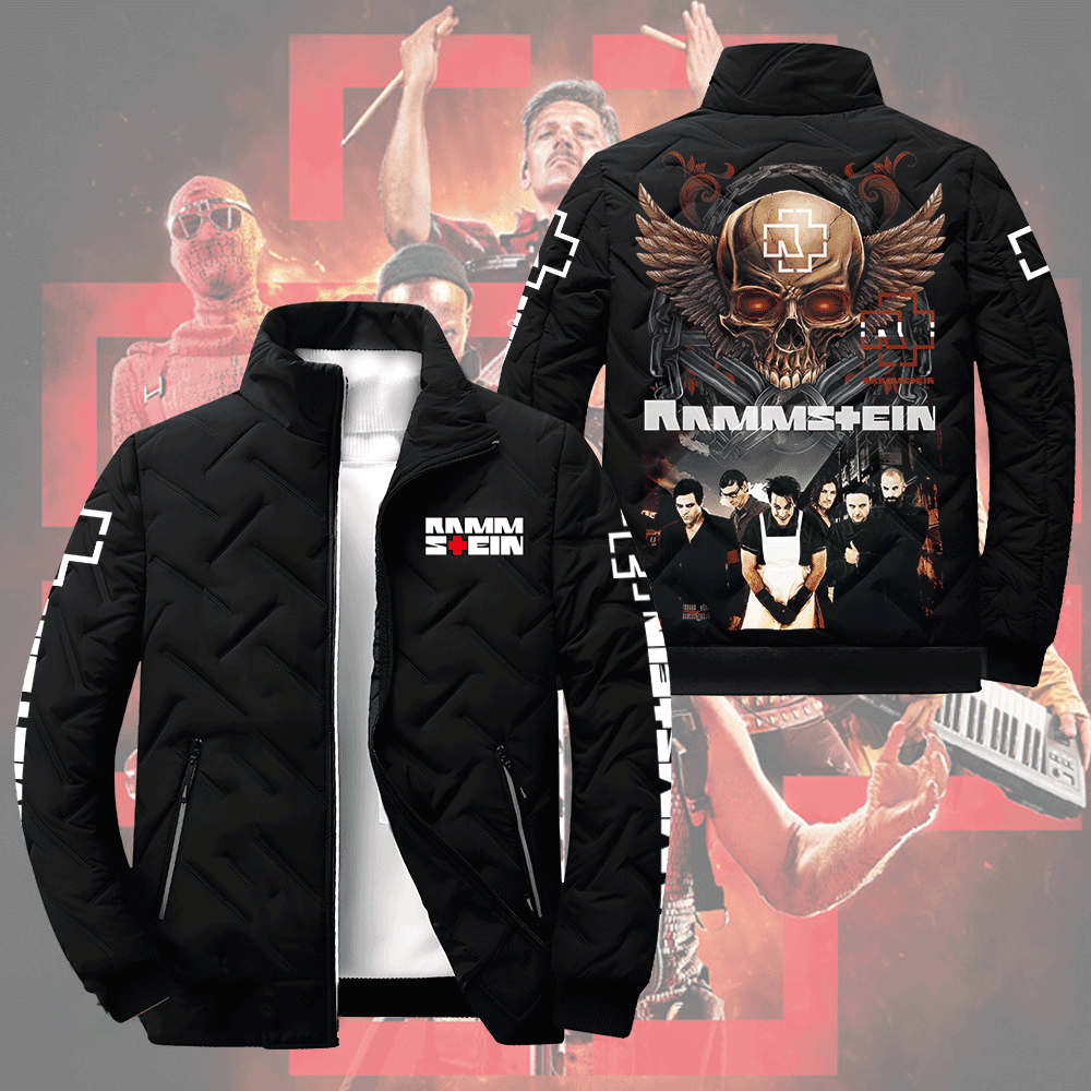 Rammstein Music Style Puffer Jacket For Fans