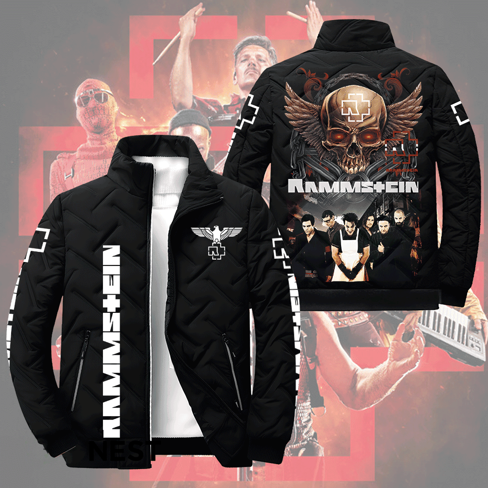 Rammstein Music Style Puffer Jacket For Fans