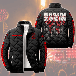 Rammstein Music Style Puffer Jacket For Fans