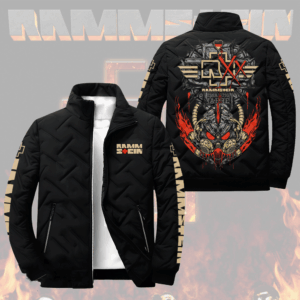 Rammstein Music Style Puffer Jacket For Fans