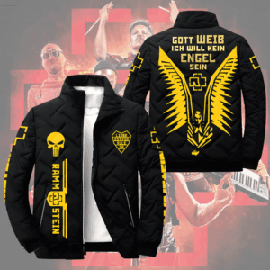 Rammstein Music Style Puffer Jacket For Fans