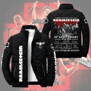 Rammstein Music Style Puffer Jacket For Fans