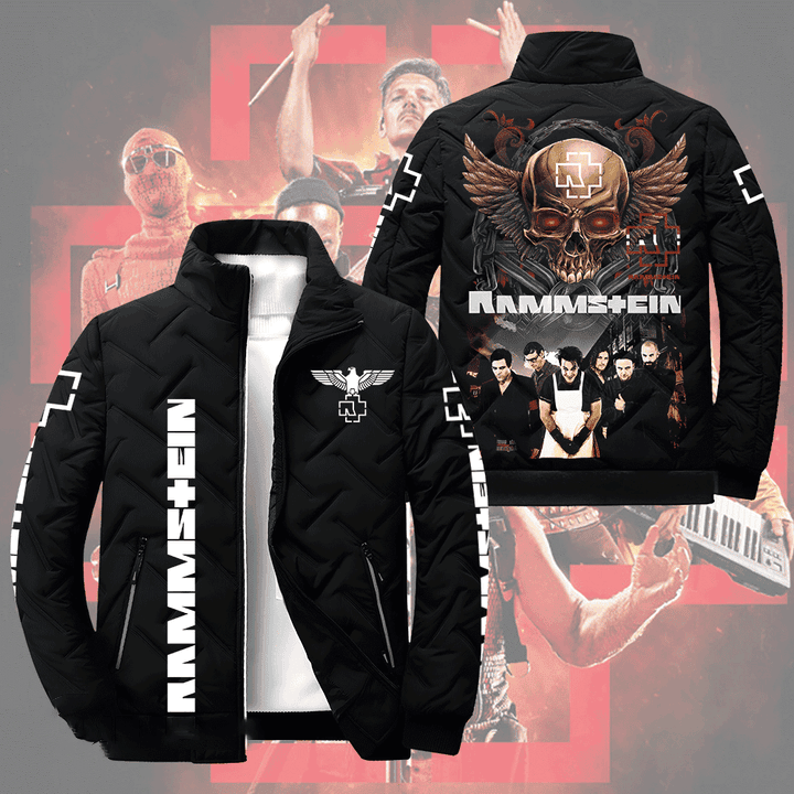 Rammstein Music Style Puffer Jacket For Fans