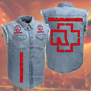 Rammstein Music Style Sleeveless Jacket For Fans