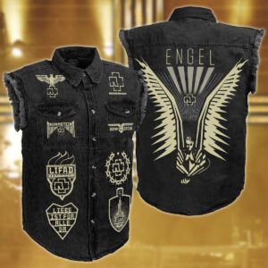 Rammstein Music Style Sleeveless Jacket For Fans