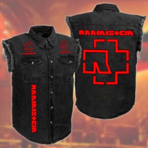 Rammstein Music Style Sleeveless Jacket For Fans