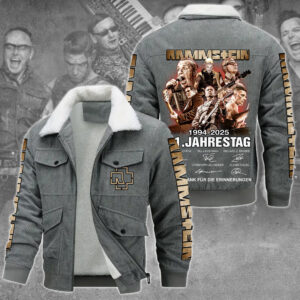 Rammstein Music Style Thermal Cotton Jacket Prim For Fans